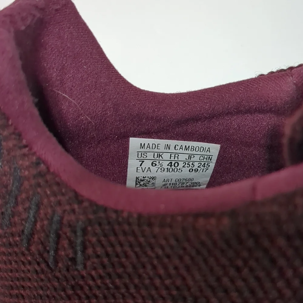 Burgundy Adidas eva 791005 run men shoes size 7 - Picture 6 of 7